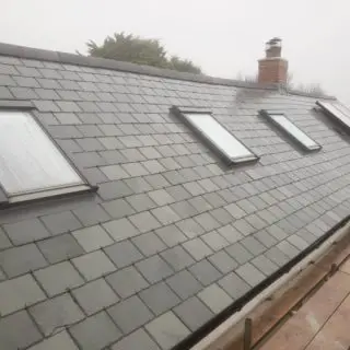 Cornish Farmhouse re-roof, re-using the skylights, solars and ridge tiles, with new fascias and gutters, point up the chimney and fit new lead flashings 👌 

#roofing #cornwall #naturalslate #roofers @fmbsouth @bradfords_building_supplies @cromarproducts 

Covering Cornwall and Devon, contact us on office.reeve@gmail.com 

Or fill in the "contact us" form on: https://bristowandreeve.co.uk/contact