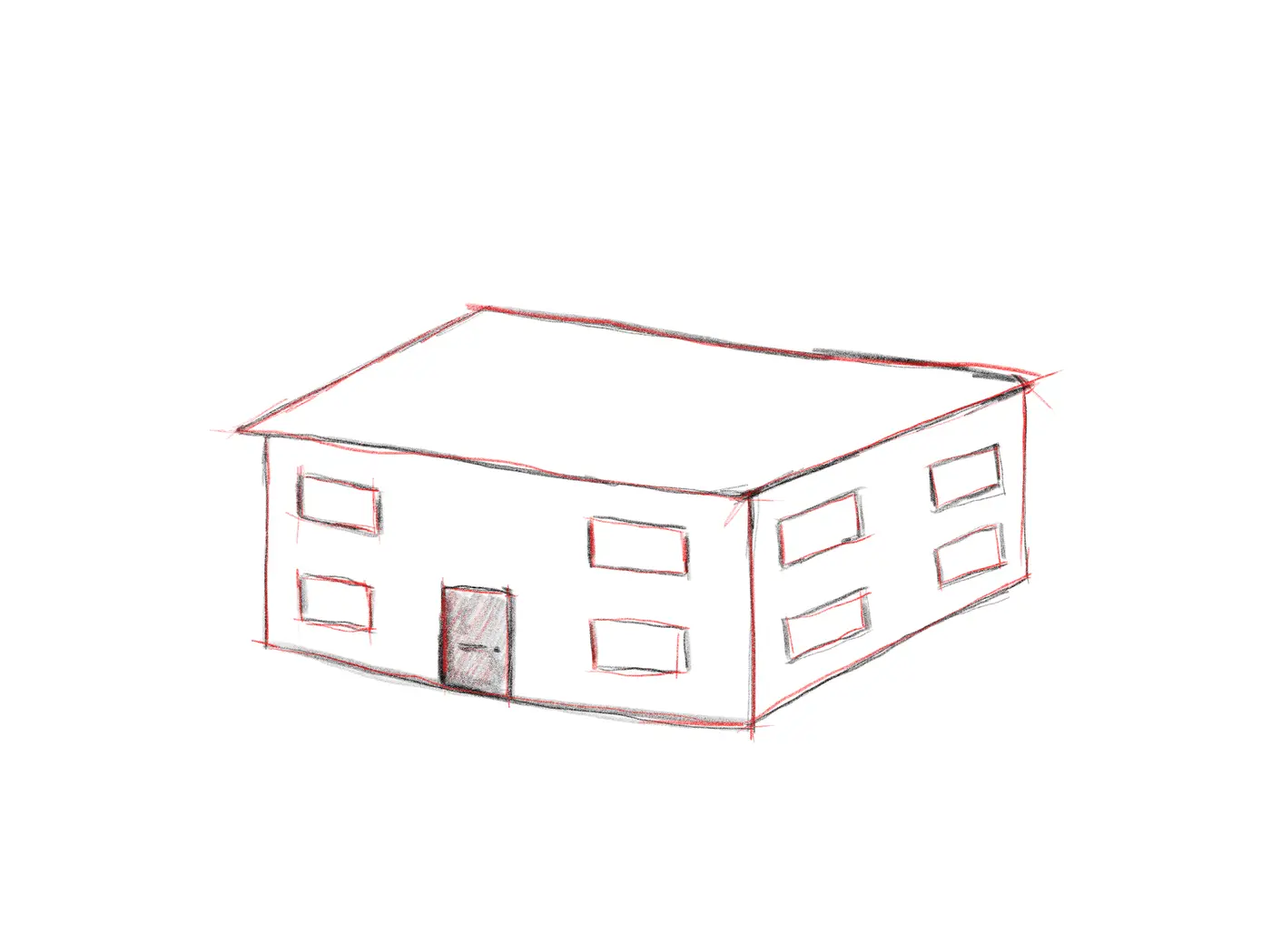 Flat roof sketch (new roof costs)